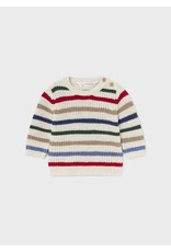 Mayoral Mayoral Classic Parker Stripe Crewneck Sweater