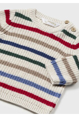 Mayoral Mayoral Classic Parker Stripe Crewneck Sweater