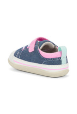 See Kai Run See Kai Run First Walker - Stevie - Chambray Rainbows