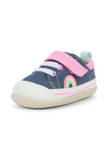 See Kai Run See Kai Run First Walker - Stevie - Chambray Rainbows