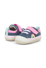 See Kai Run See Kai Run First Walker - Stevie - Chambray Rainbows