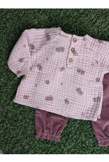 Beans Winterberry Velvet Baby Set