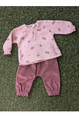 Beans Winterberry Velvet Baby Set