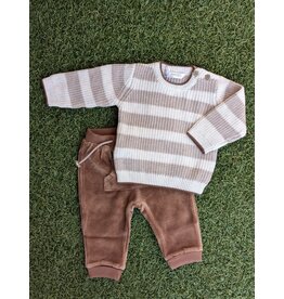 Mayoral Mayoral Robert Stripe Sweater & Corduroy Set
