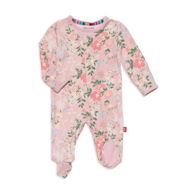 Magnificent Baby Magnetic Modal Footie - Ainslee Floral