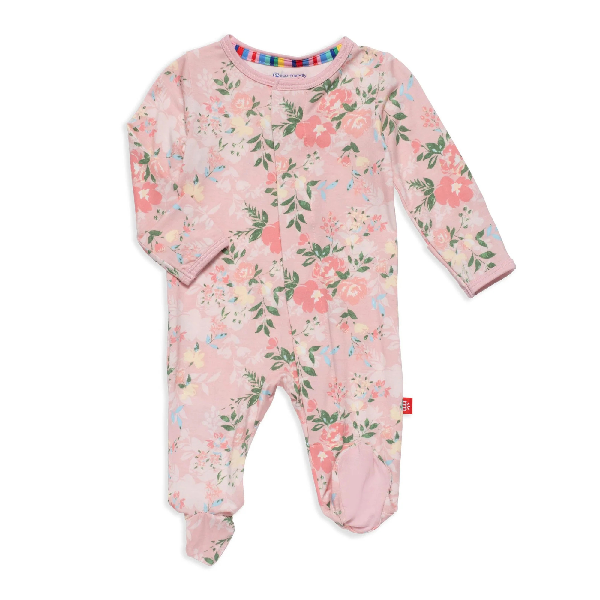 Magnificent Baby Magnetic Modal Footie - Ainslee Floral
