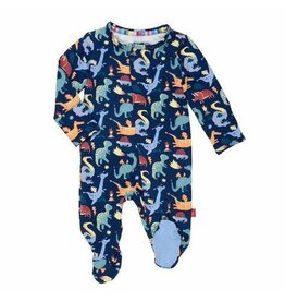 Magnificent Baby Magnetic Modal Footie - So Talon-ted