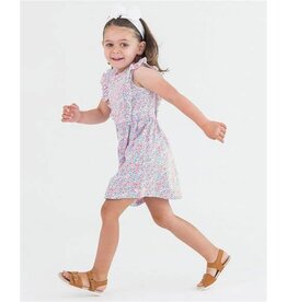 RuffleButts Candy Confetti Waterfall Tank Knit Dress