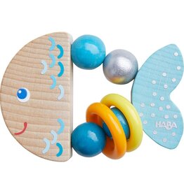 HABA Wooden Grasping Toy - Rattlefish