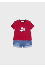 Mayoral Mayoral Little Pelican Tee & Short Set