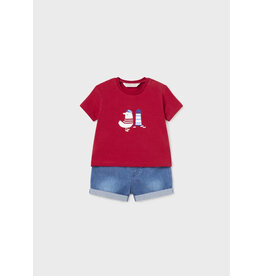 Mayoral Mayoral Little Pelican Tee & Short Set