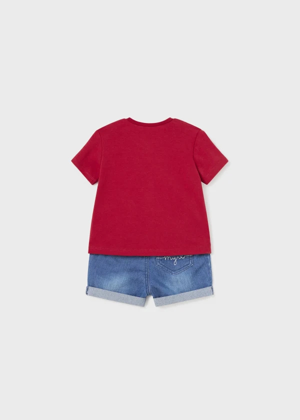 Mayoral Mayoral Little Pelican Tee & Short Set