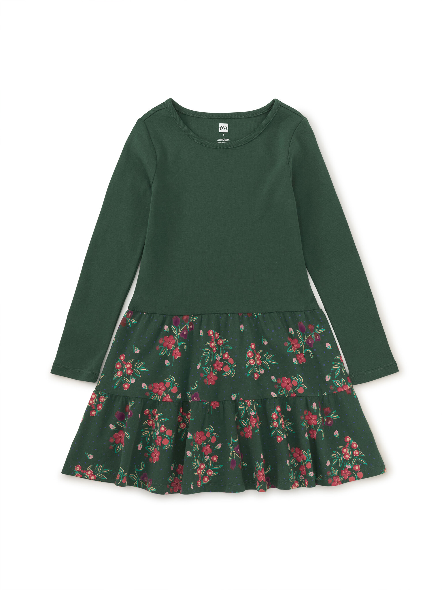 Tea Collection Tiered Twirl Dress - Holiday Tea