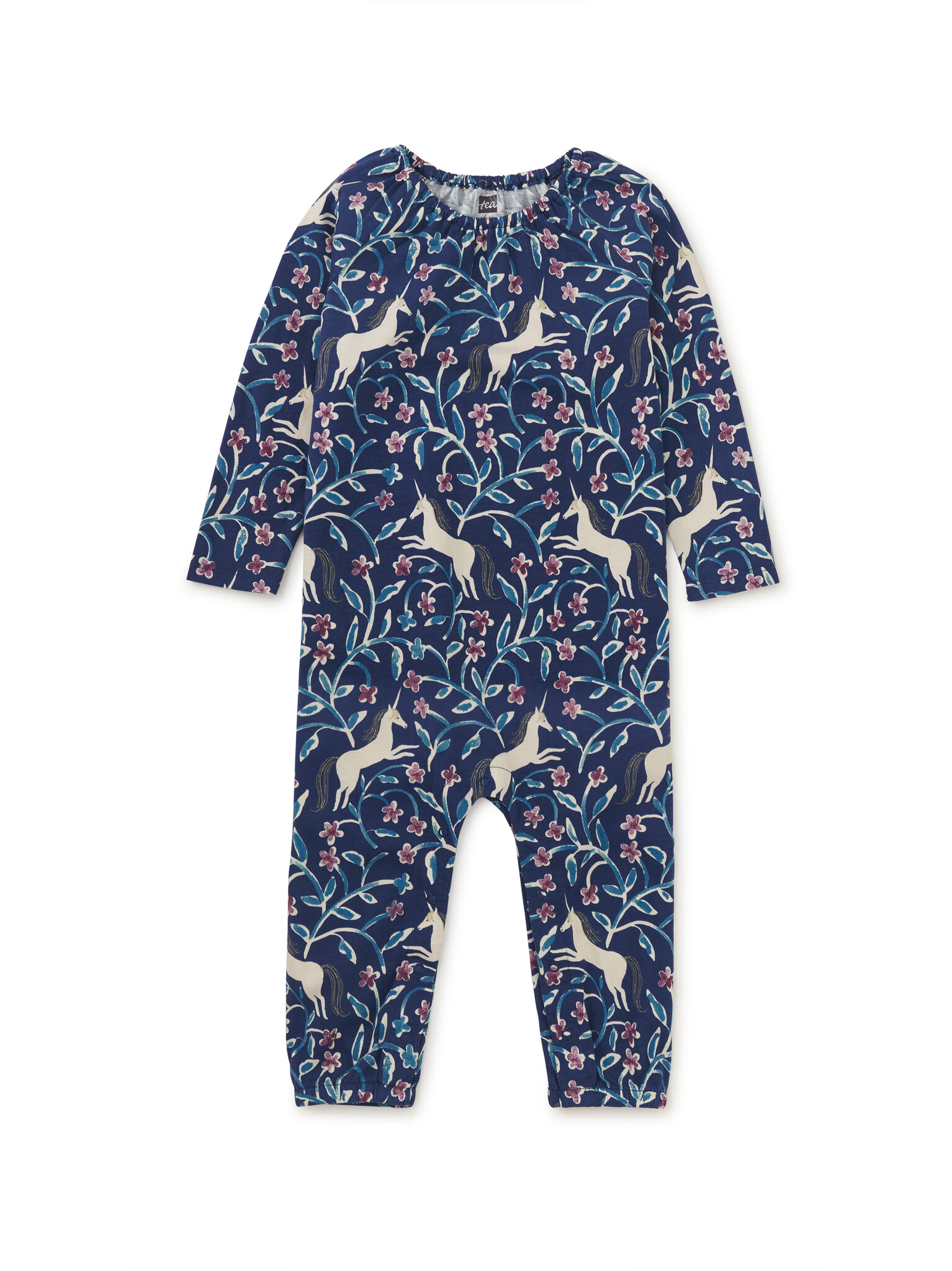 Tea Collection Unicorn Tile Baby Romper