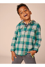 Tea Collection Flannel Button Up Shirt - Anatolian