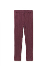 Tea Collection Marled Sweater Leggings - Sangria