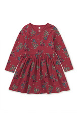 Tea Collection Turkish Tea Long Sleeve Wrap Neck Dress