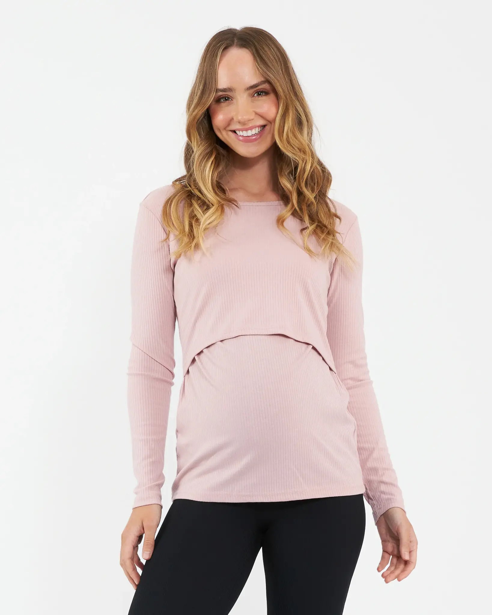 Ripe Maternity Ripe Maternity Tessa Nursing Top - Dusty Pink