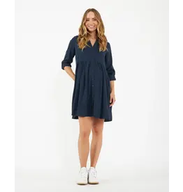 Ripe Maternity Demi Tencel Tunic Dress - Navy