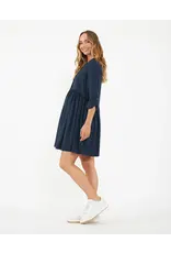 Ripe Maternity Demi Tencel Tunic Dress - Navy