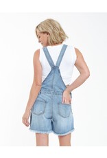 Ripe Maternity Ripe Maternity Denim Shortie Overalls - Clean Fade