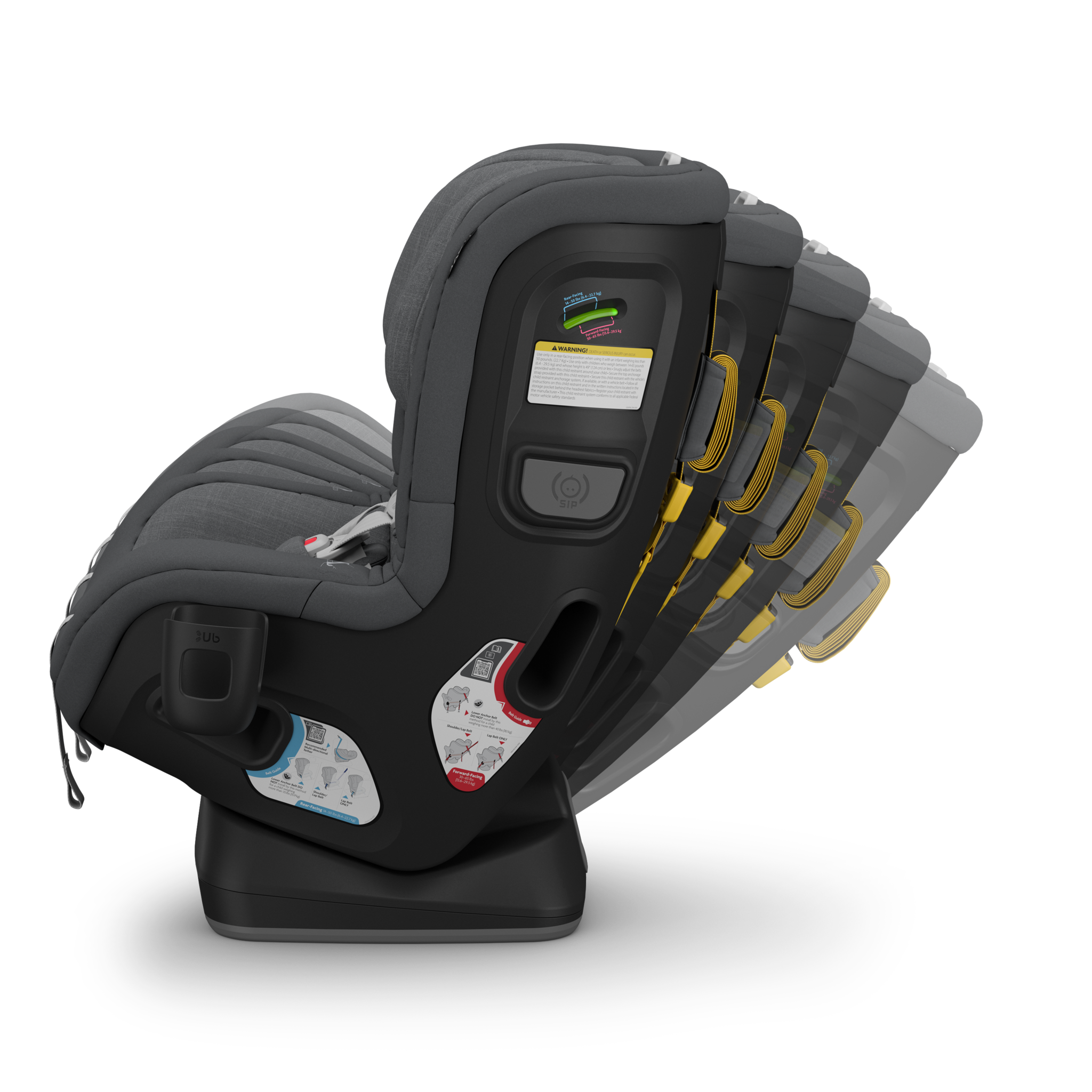 UPPAbaby UPPAbaby ROVE Convertible Car Seat - Greyson (Charcoal)