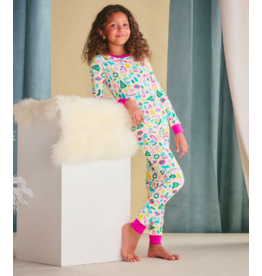 Hatley Pink Falala Pajama Set