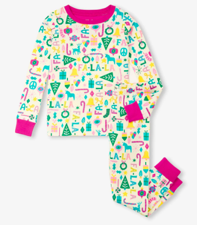 Hatley Pink Falala Pajama Set