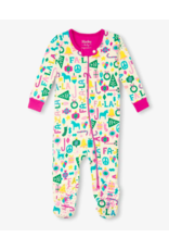 Hatley Pink Falala Footed Coverall