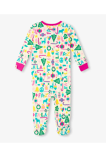 Hatley Pink Falala Footed Coverall