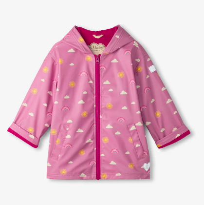 Hatley Sun Charms  Zip Up Rain Jacket