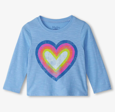 Hatley Big Groovy Heart Tee