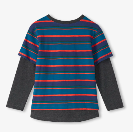Hatley Moroccan Blue Stripe Fooler Tee