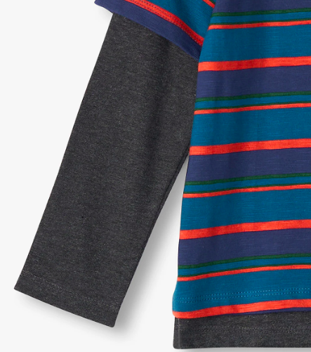 Hatley Moroccan Blue Stripe Fooler Tee