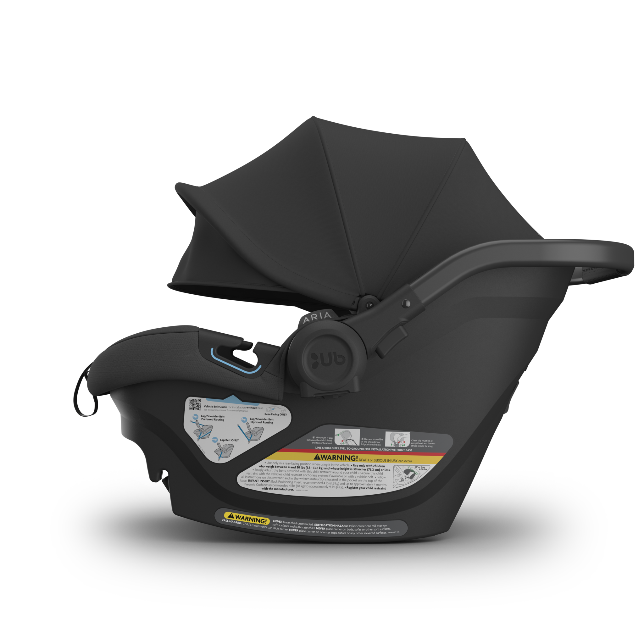 UPPAbaby UPPAbaby ARIA V2 Infant Carseat - Jake (Black)