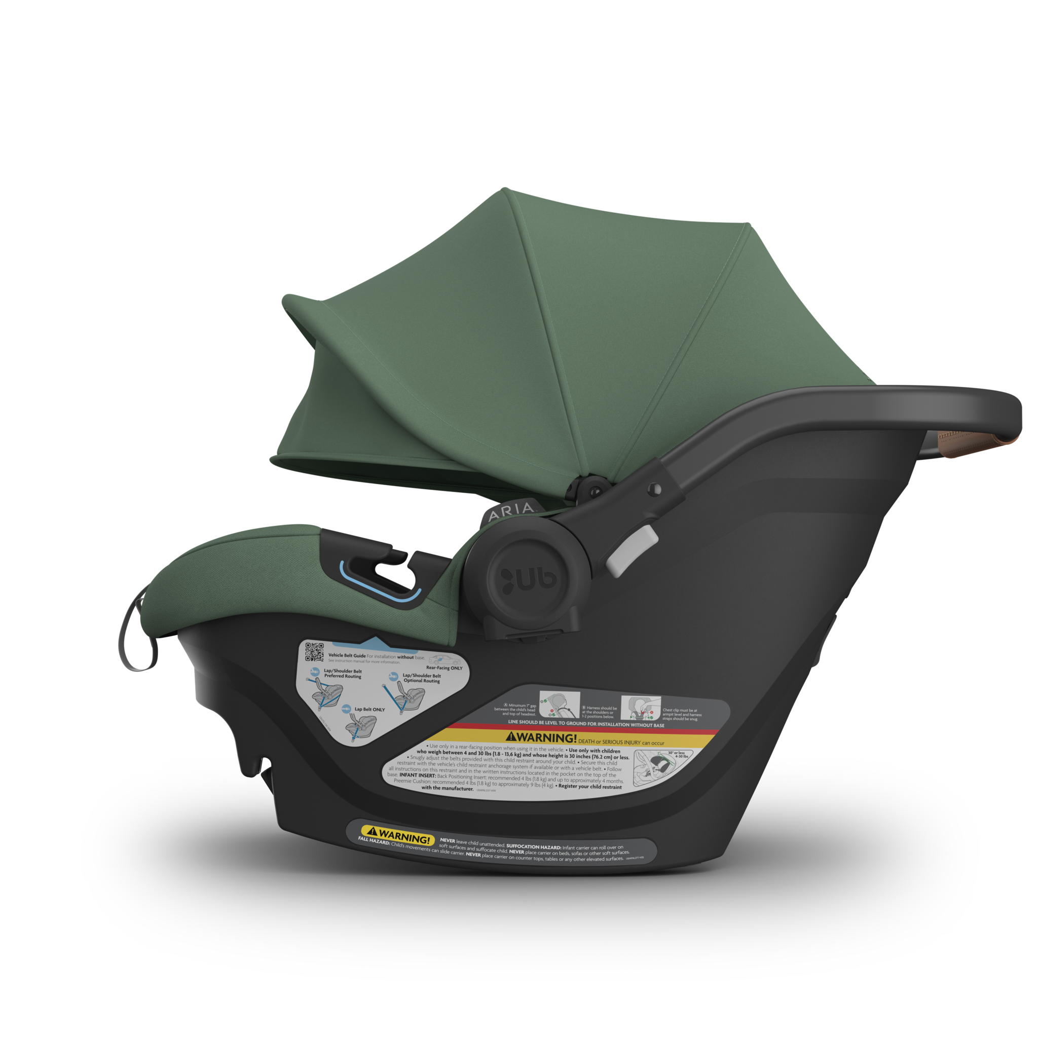 UPPAbaby UPPAbaby ARIA Infant Carseat - Gwen (Green Melange)