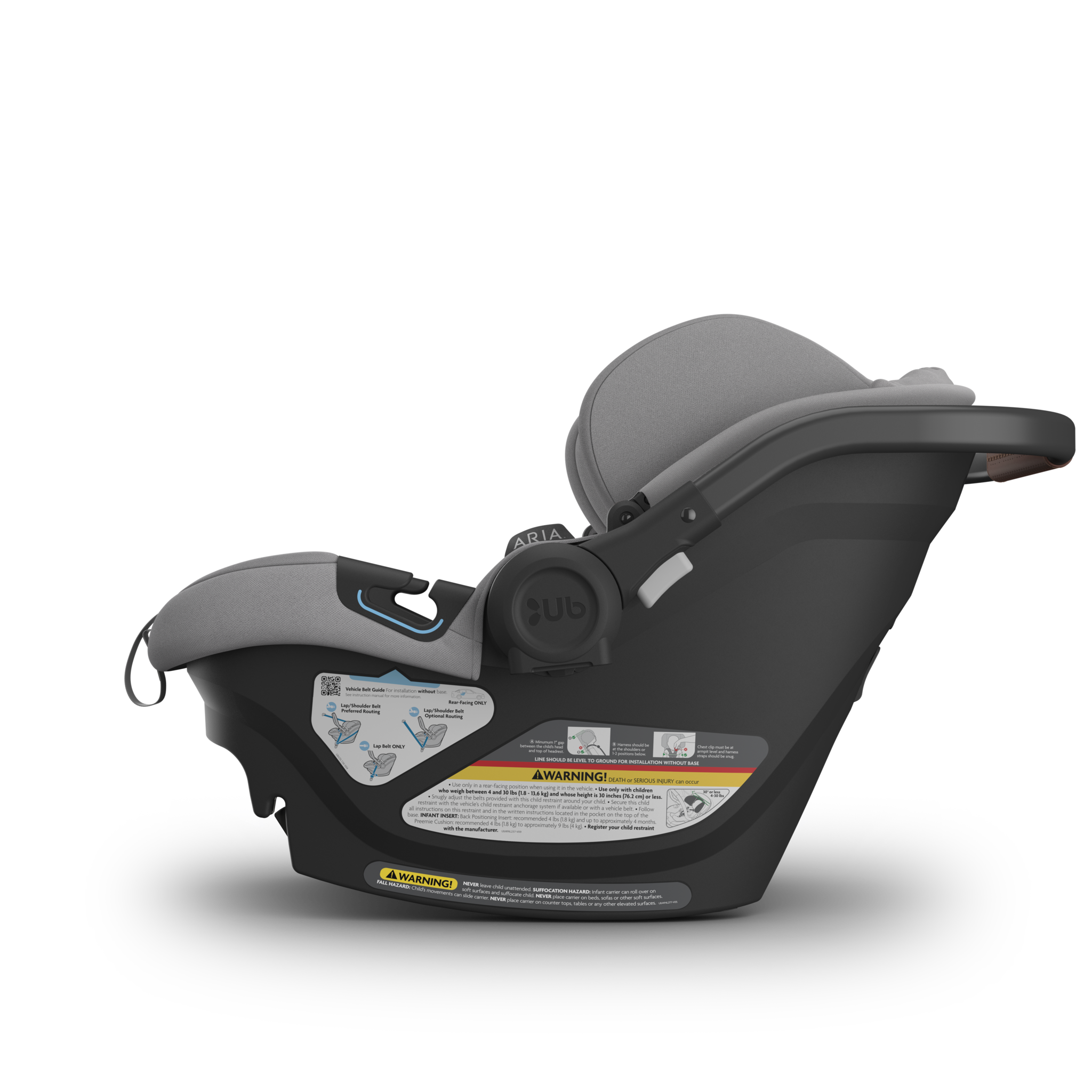 UPPAbaby UPPAbaby ARIA Infant Carseat - Anthony (Grey)