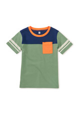 Tea Collection Sporty Pocket Tee - Thyme