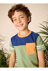 Tea Collection Sporty Pocket Tee - Thyme