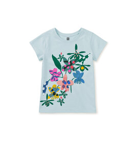 Tea Collection Tropical Orchids Graphic Tee