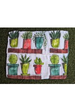 A Jane of All A Jane of All Handmade Burp Cloth - Vibrant Pots