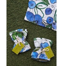 A Jane of All A Jane of All Handmade Burp Cloth - Blueberry Patch