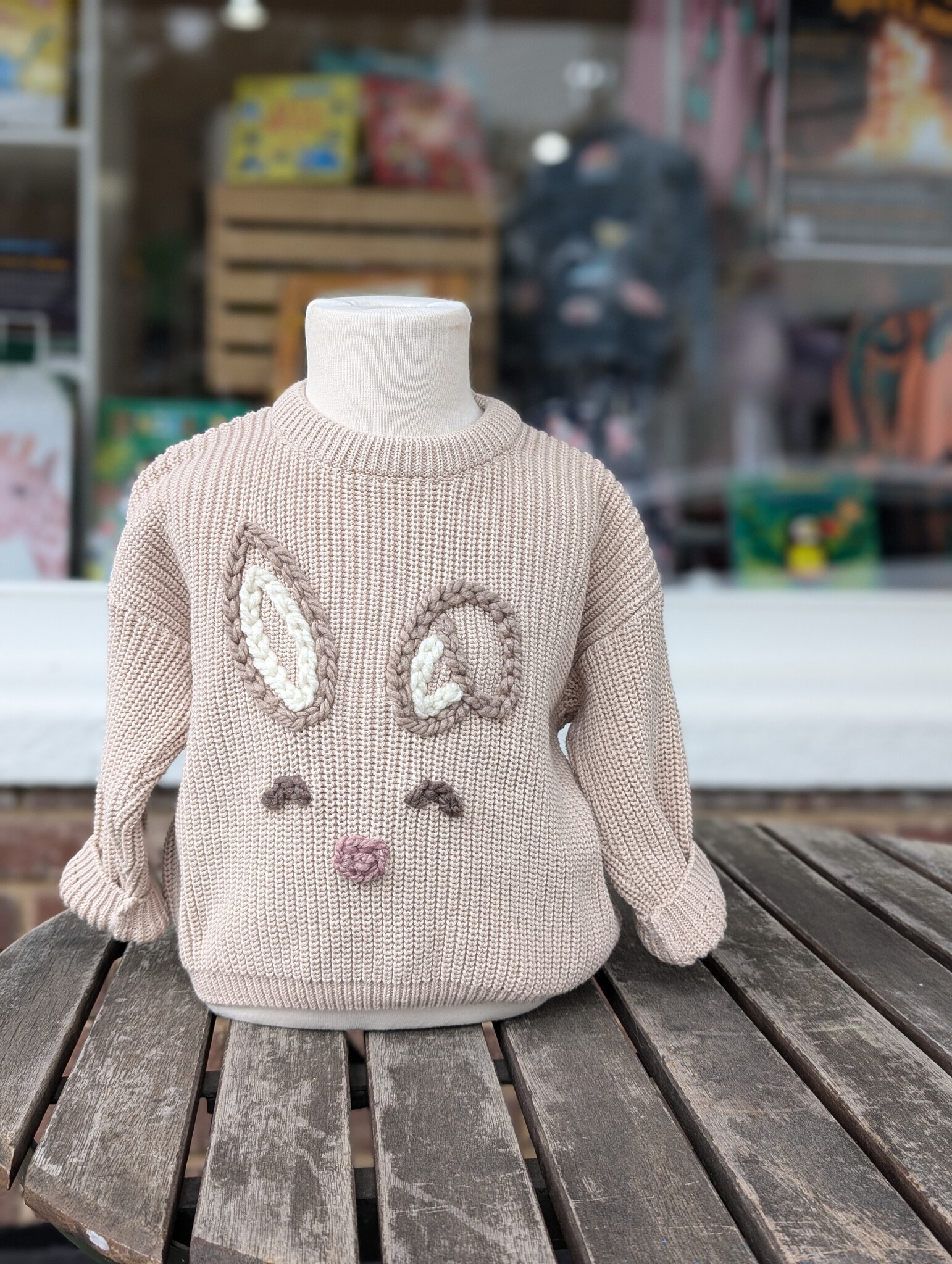 Elemental Design Co. Elemental Design Co. Limited Edition Handstitched Bunny Ears Sweater