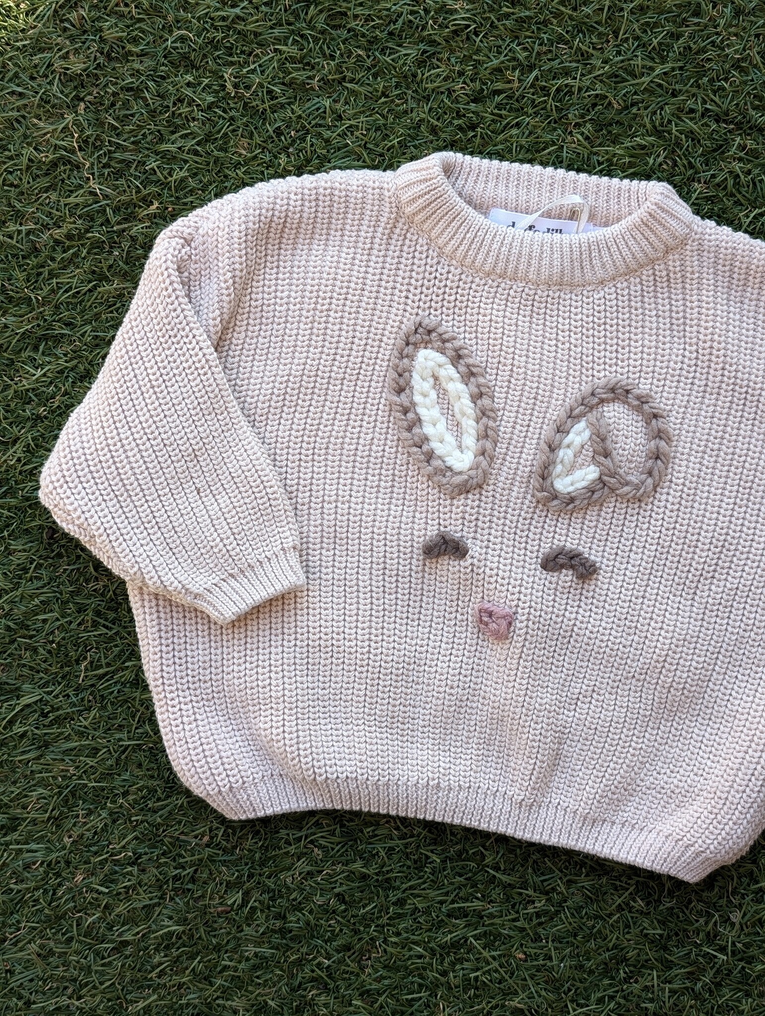 Elemental Design Co. Elemental Design Co. Limited Edition Handstitched Bunny Ears Sweater