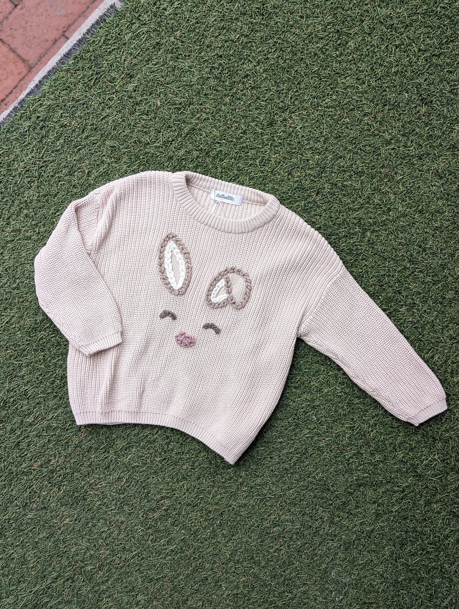 Elemental Design Co. Elemental Design Co. Limited Edition Handstitched Bunny Ears Sweater