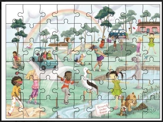 Nicole Weller Nicole Weller Golf Scavenger Hunt Puzzle