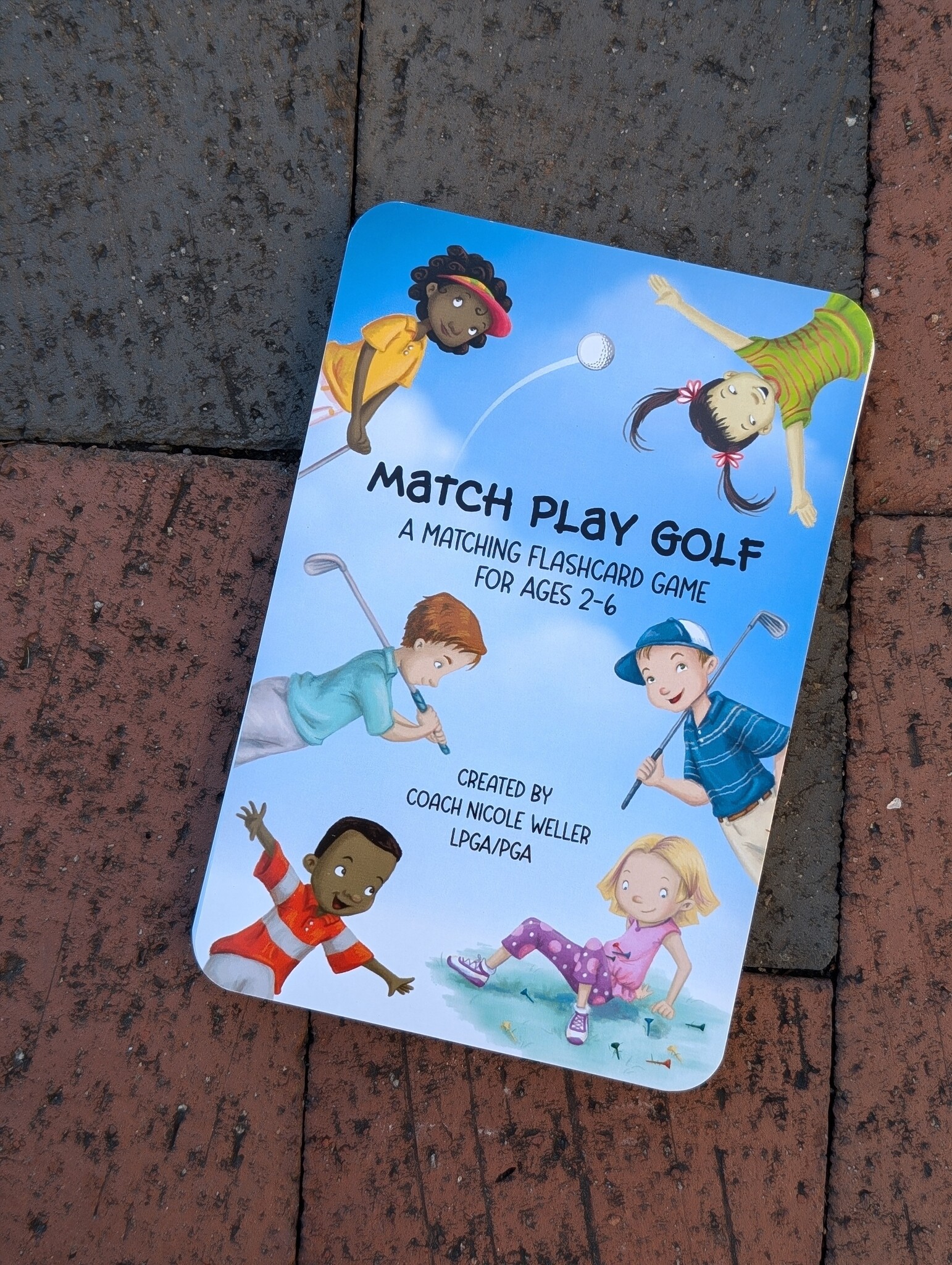 Nicole Weller Nicole Weller Let's Play Golf Book & Card Set