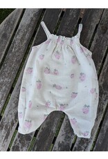Play Up Strawberry Organic Cotton Ruffle Top Romper