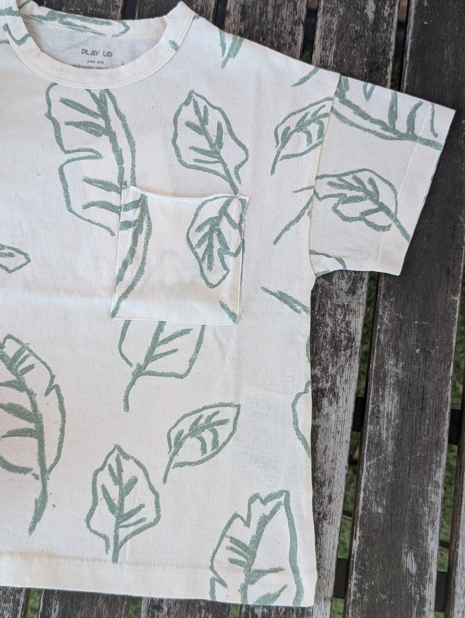 Play Up Island Palm Organic Cotton Tee
