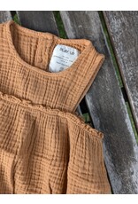 Play Up Claire Baby Bubble Puff Romper - Terracotta